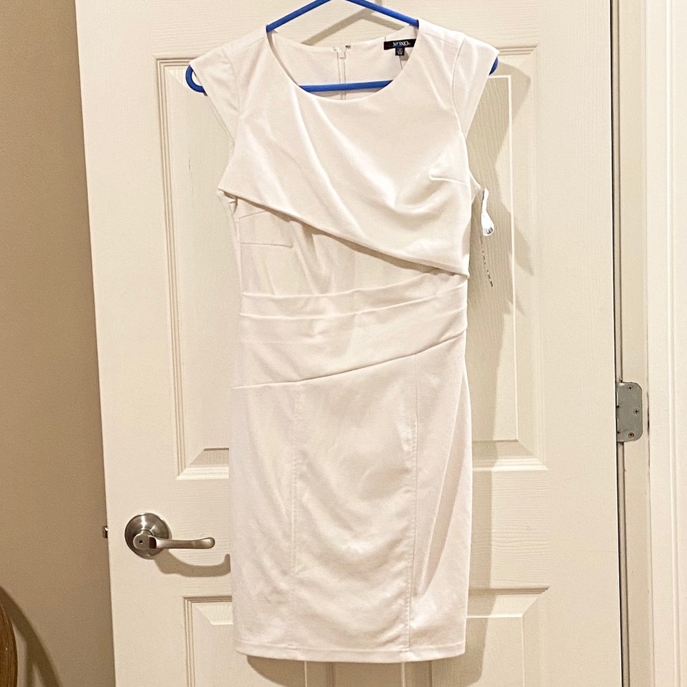 XOXO White Cap Sleeve Cocktail Dress NWT